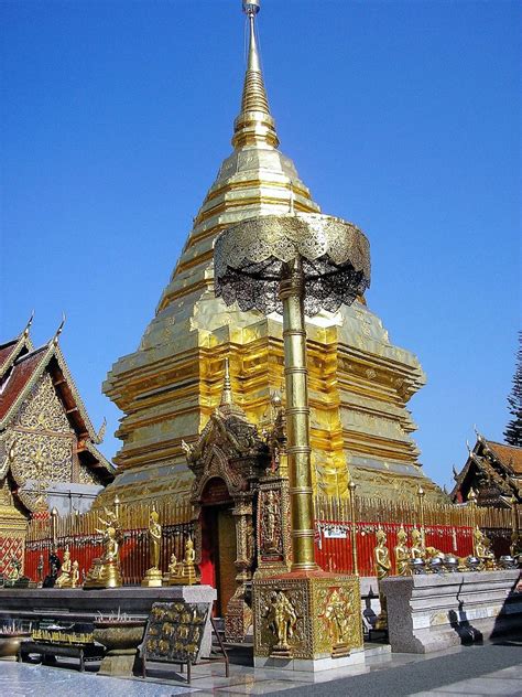 Wat Phra That Doi Suthep Chiang Rai, Bangkok, Archaeological Site, Burj Khalifa, Taj Mahal ...