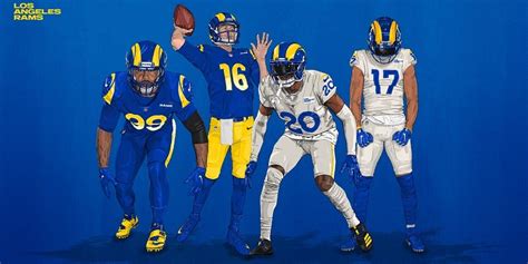 Los Angeles Rams reveal new uniforms for stadium debut