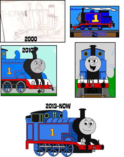 Art Evolution: Thomas by Percyfan94 on DeviantArt