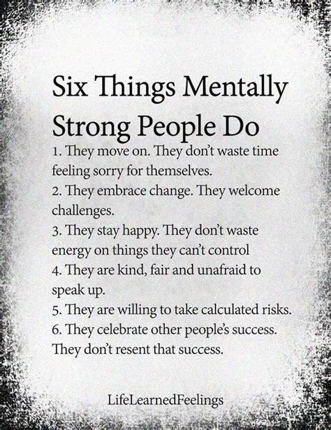 Six Things Mentally Strong People Do Pictures, Photos, and Images for Facebook, Tumblr ...