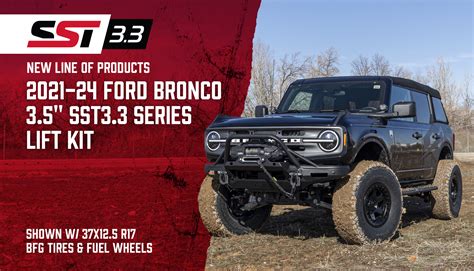 All-New 2021-2024 Ford Bronco Premium 3.5” SST 3.3 Series Lift Kit – ReadyLIFT