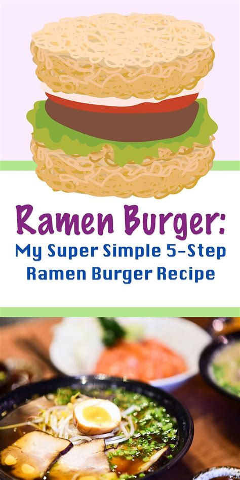 Ramen Burger: 5-Step Ramen Burger Recipe A Fun New Way to Enjoy Noodles ...