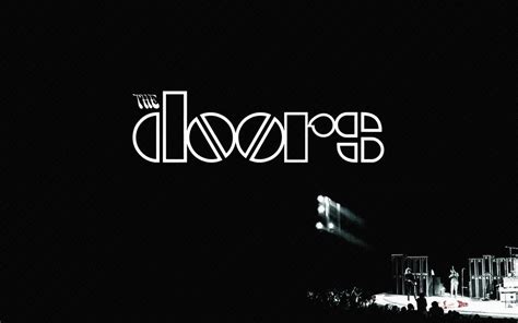 Wallpaper : monochrome, text, logo, graphic design, brand, The Doors ...