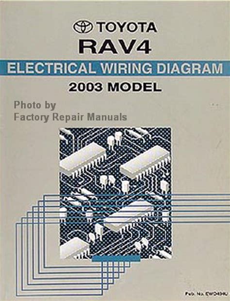 2003 Toyota Rav4 Electrical Wiring Diagrams Manual Original Schematics ...