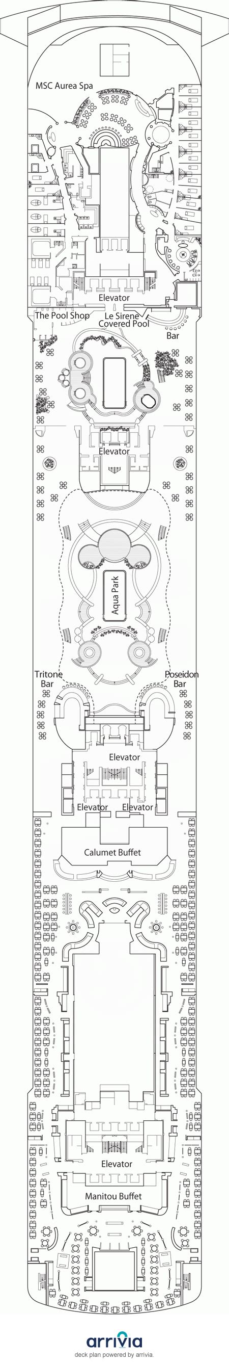 Deck 14 on MSC Divina | MSC Divina Deck 14 on RegentCruises.com