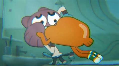 Gumball And Darwin Kissing