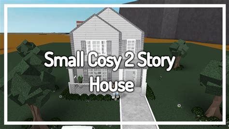 GIVEAWAY! Welcome To Bloxburg - Cosy Small 2 Story House - Build ($40K) - YouTube