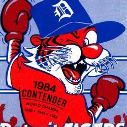 vintage detroit tigers poster retro sports art 1980s posters - Row One ...