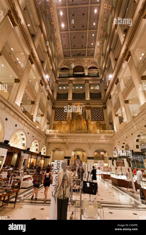 Macy's department store, formerly Wanamaker's, Philadelphia, PA, USA ...