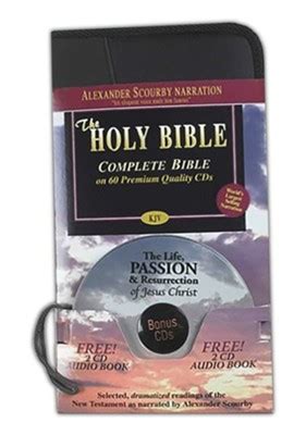 KJV Complete Audio Bible on CD with bonus CDs: Narrated By: Alexander ...