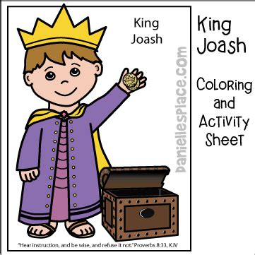 Joash Bible Crafts for Kids