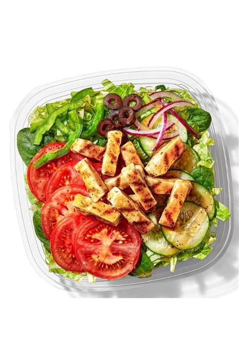 subway sweet onion chicken teriyaki salad - The Diet Chef