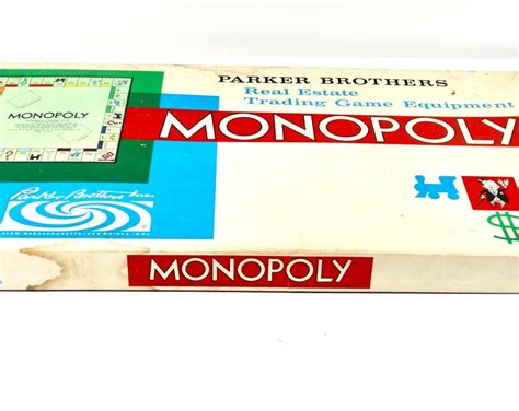 1961 Monopoly Game COMPLETE With Metal Tokens 1960s Monopoly Midcentury ...