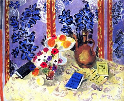 Still LIfe, “Histoires Juives”, 1924 - Henri Matisse - WikiArt.org