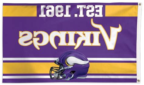 Minnesota Vikings Flag 3x5 Est 1961 – HeartlandFlags