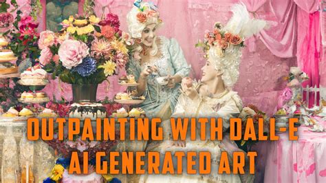 How to use Dall-E: New Outpainting with AI generated Art - YouTube