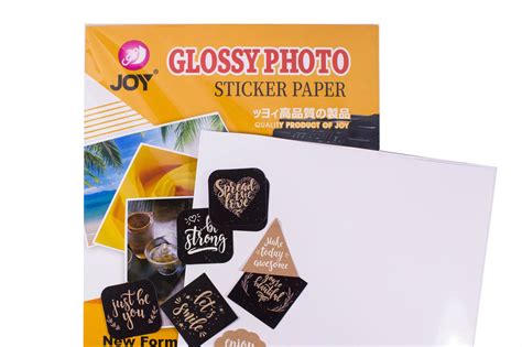 Joy Glossy Sticker Photopaper 135gsm A4 | Sold by 10s – Paper Cart