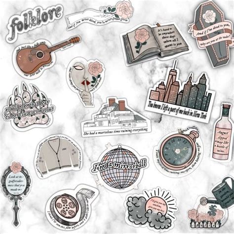 Taylor Inspired Folklore Quote Sticker Folklore Album Taylor Quote Stickers - Etsy Singapore ...