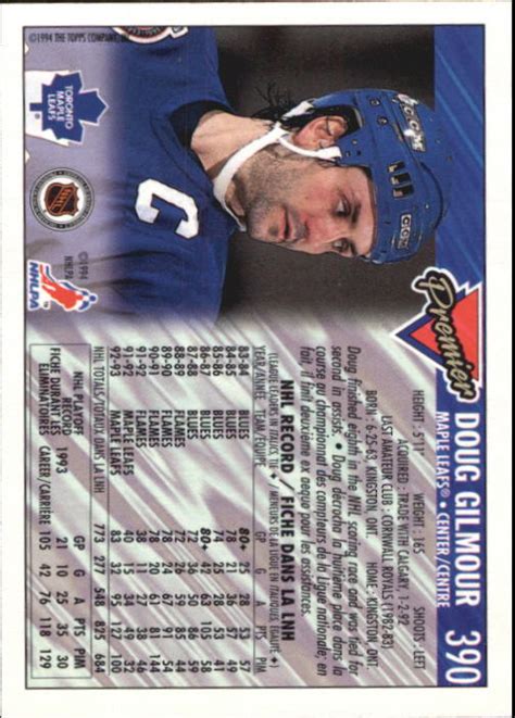 1993-94 OPC Premier #390 Doug Gilmour - NM-MT