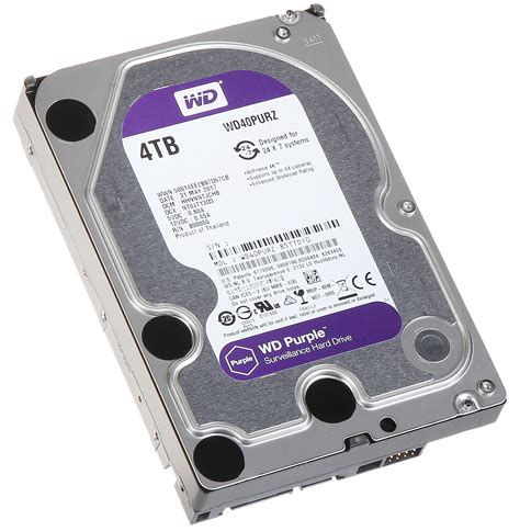 HDD FOR DVR HDD-WD40PURZ 4TB 24/7 WESTERN DIGITAL - HDDs - Delta