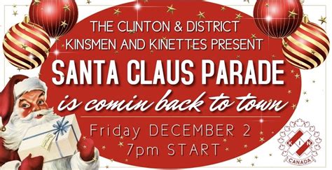 Santa Claus Parade: Dec 2 at 7pm — Central Huron BIA