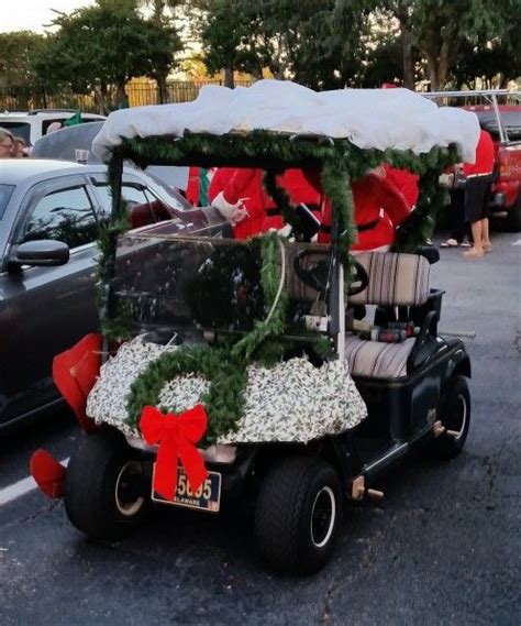 How to Decorate a Golf Cart for Christmas | Golf cart decorations, Christmas golf, Golf carts