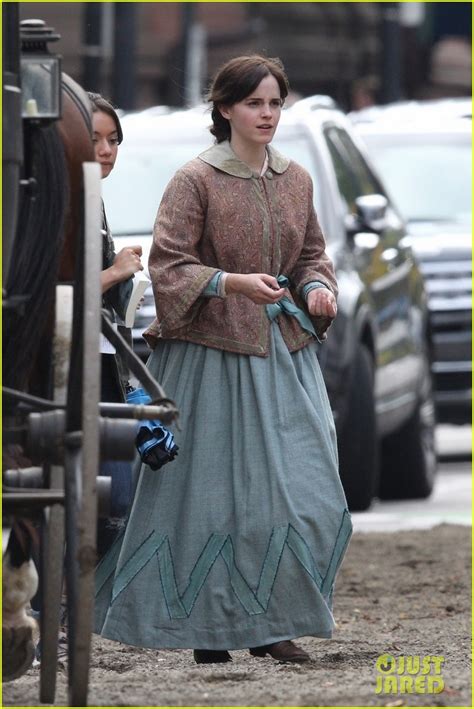 Emma Watson Begins Filming 'Little Women' - First Look Set Photos ...