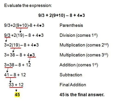 Order of Operations | Order of operations, Numerical expression, Teaching algebra