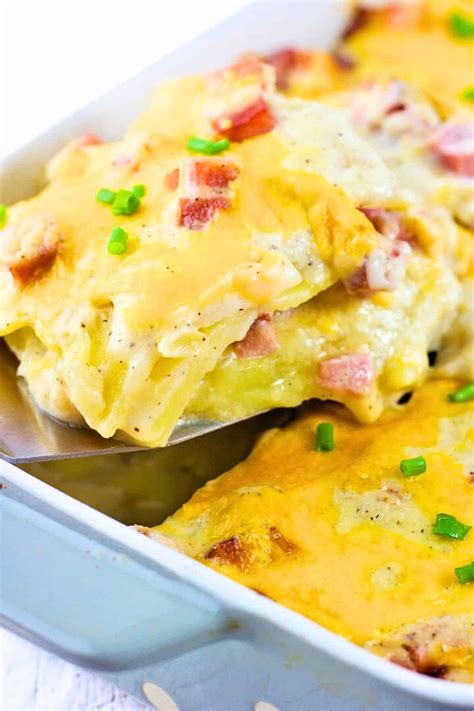 24 Of the Best Ideas for Cheesy Scalloped Potatoes and Ham Casserole - Best Recipes Ideas and ...