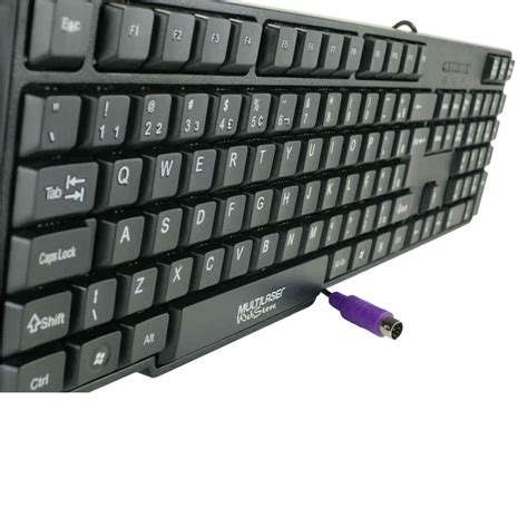 Teclado padrão PS2 ABNT 2 resistente e durável - WebStore