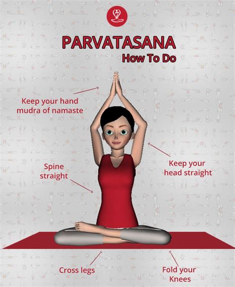 How to do Parvatasana | Steps Of Mountain Pose | Benefits Of Parvatsana ...