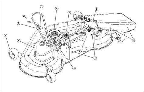 John deere 48 inch mower deck belt diagram