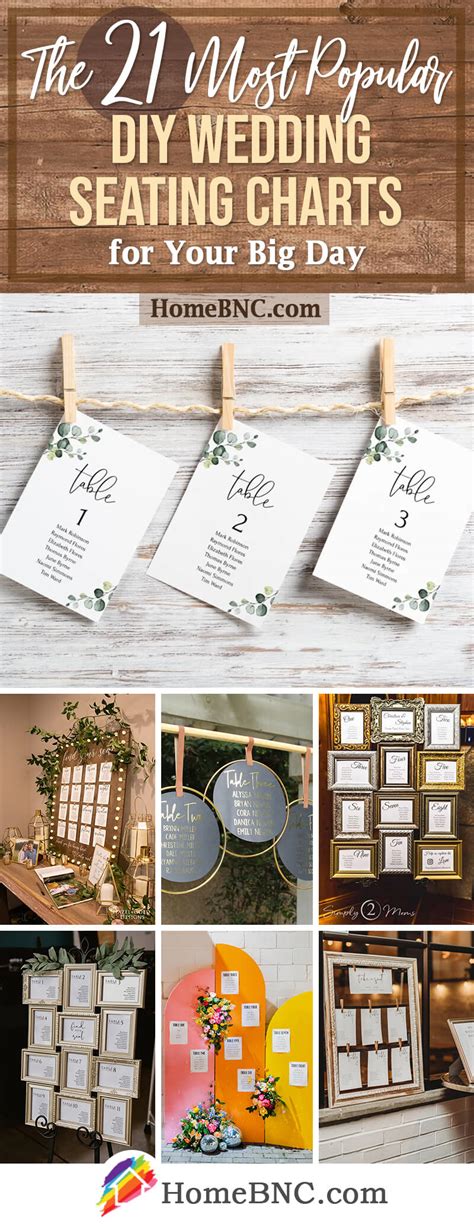 21 Best DIY Wedding Seating Chart Ideas for 2023
