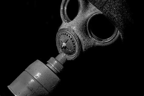Gas Mask In Shadow Free Stock Photo - Public Domain Pictures