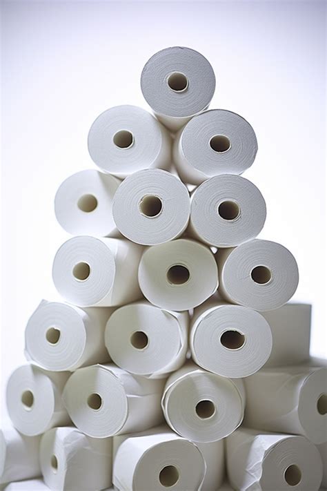 Toilet Paper Rolls Stacking In A Pyramid Background Wallpaper Image For Free Download - Pngtree