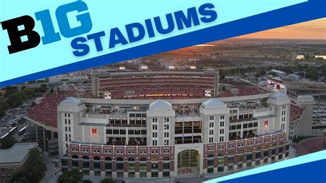 Big 10 College Football Stadiums (NCAA Division 1 FBS Stadiums) - Win ...