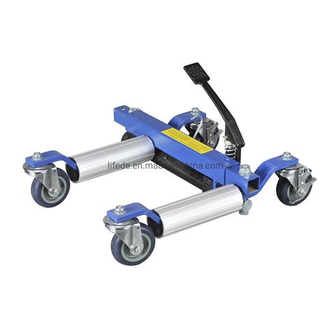 Aluminum 1500lbs Hydraulic Vehicle Positioning Jack Go Jack Wheel ...