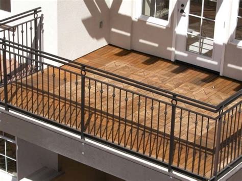 Balcony wooden tiles - 10 reasons why we should choose them