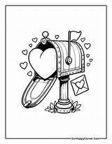 Free Valentines Day Coloring Pages For Kids  Our Happy Corner sketch template