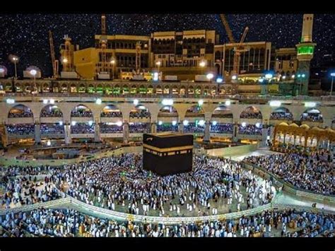 Masjid Al-Haram, Al Kaaba Surrounding Area Aerial View - YouTube