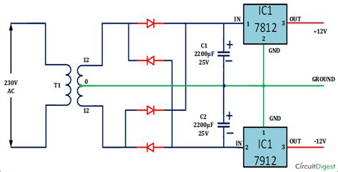 12v And 5v Dual Power Supply Circuit Diagram - Wiring Diagram and ...