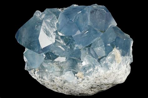 3.8" Celestine (Celestite) Crystal Cluster - Madagascar (#184397) For Sale - FossilEra.com