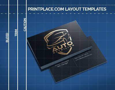 Metallic Business Cards - Print Templates - Free Download | PrintPlace