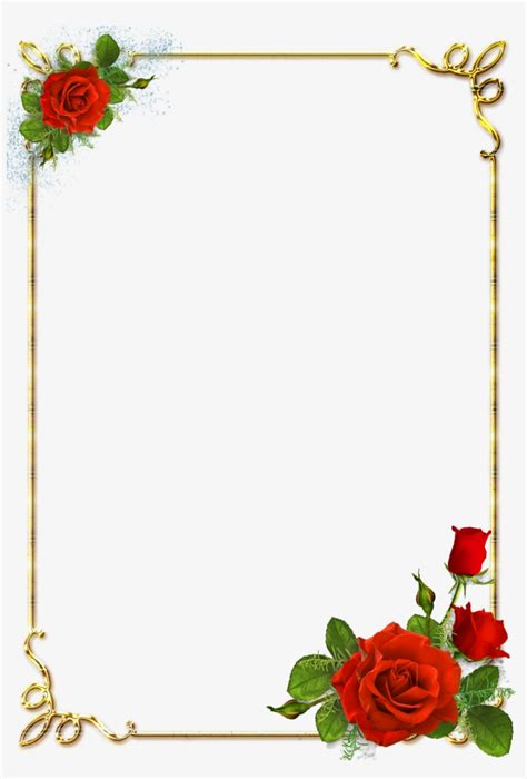 Page Borders Design, Border Design, Frames Png, Overlays, - Flower Background Border Designs ...