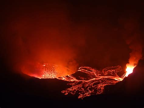 Mount Nyiragongo Volcano