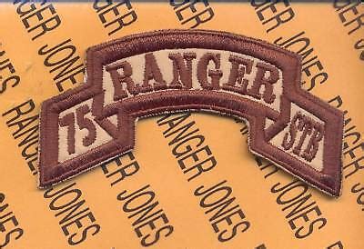 75 INF REGT STB AIRBORNE RANGER scroll patch 1-H | eBay