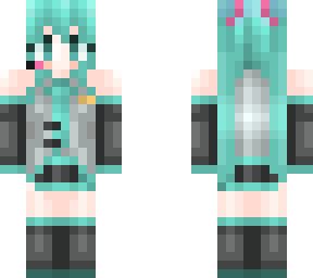 Hatsune Miku // Vocaloid | Minecraft Skin