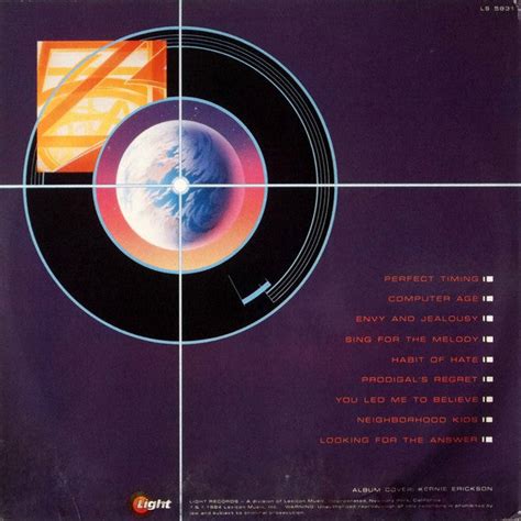 Sweet Comfort Band – Perfect Timing - 1984 – Vinyl Pursuit Inc