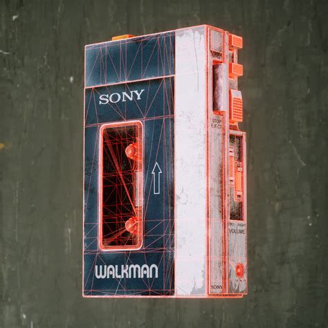 Sony Walkman TPS-L2 3D Model by asiry