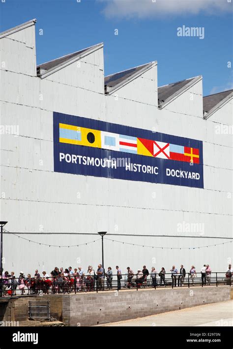 Portsmouth Historic Dockyard Stock Photo - Alamy